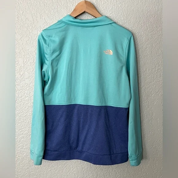 The North Face Aqua and Pink Zip-Up Jacket size large - Picture 3 of 3